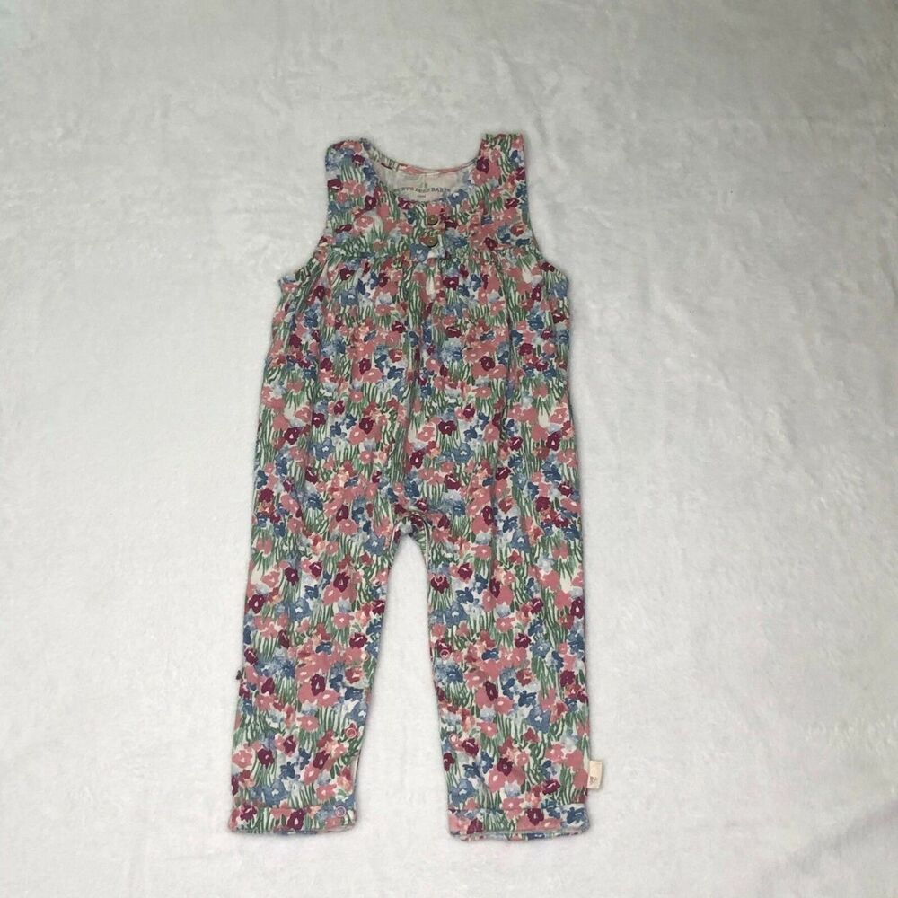 Burts Bees Baby 12 Month Pantsuit BodySuit Sleeveless